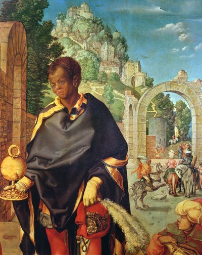 The Adoration of the Magi (detail) by Albrecht Dürer
